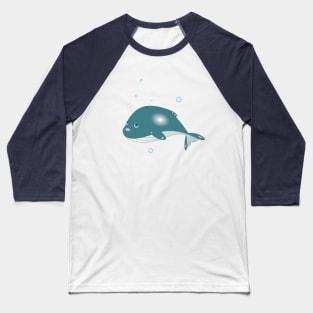 Balaenopteridae whale gray Baseball T-Shirt